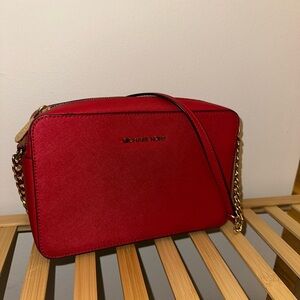 Michael Kors Vibrant Red Crossbody Bag